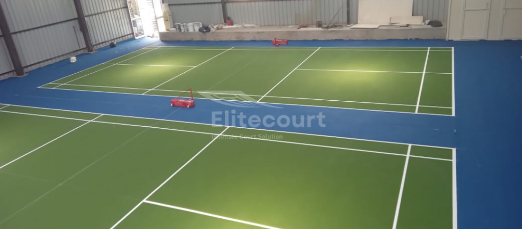 Synthetic Badminton Court