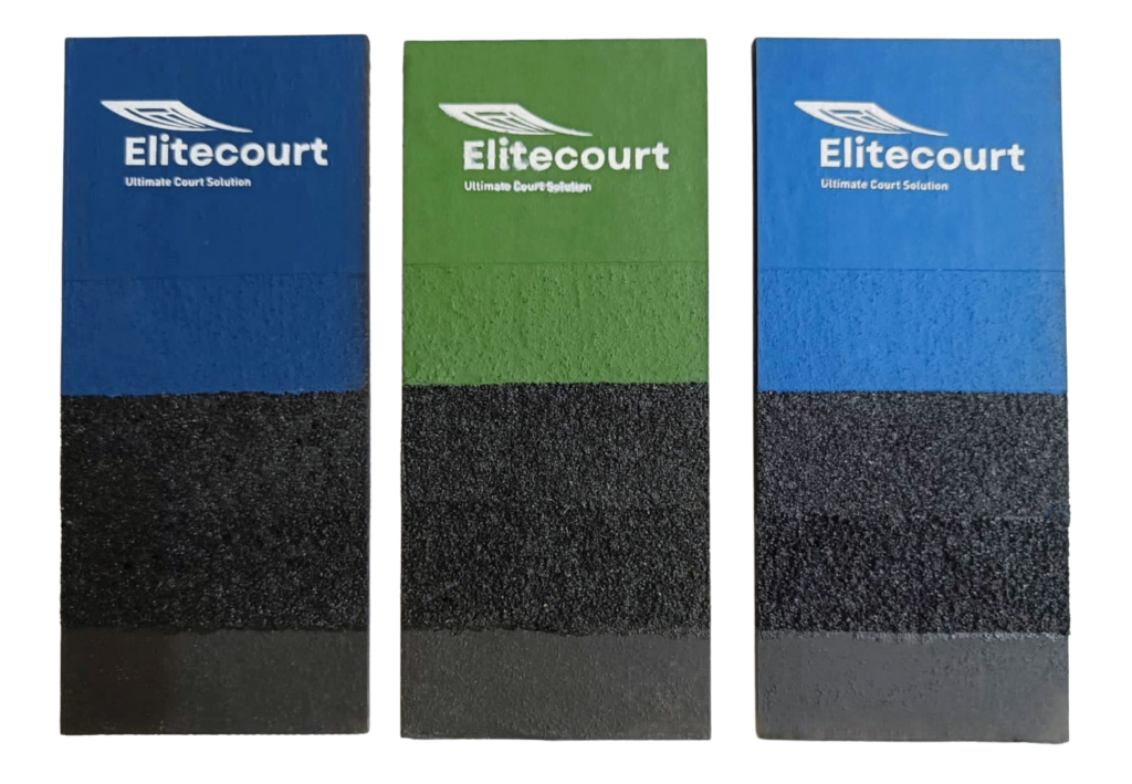 Elitecourt Acrylic 5 Layers Samples