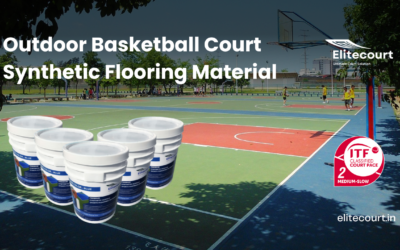Outdoor Basketball Court Synthetic Flooring Material