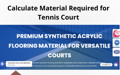 Calculate Material Required for Tennis Court