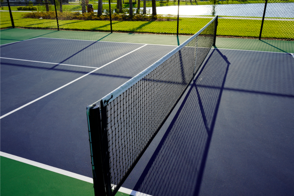 Pickleball Court Compared to Tennis Court