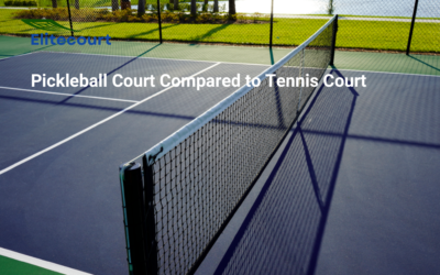 Pickleball Court Compared to Tennis Court