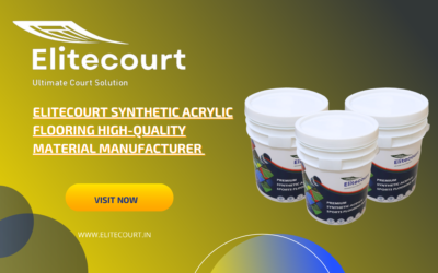 Elitecourt Synthetic Acrylic Flooring High-Quality Material Manufacturer