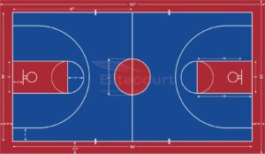 Basketball Court Dimensions Cad Design