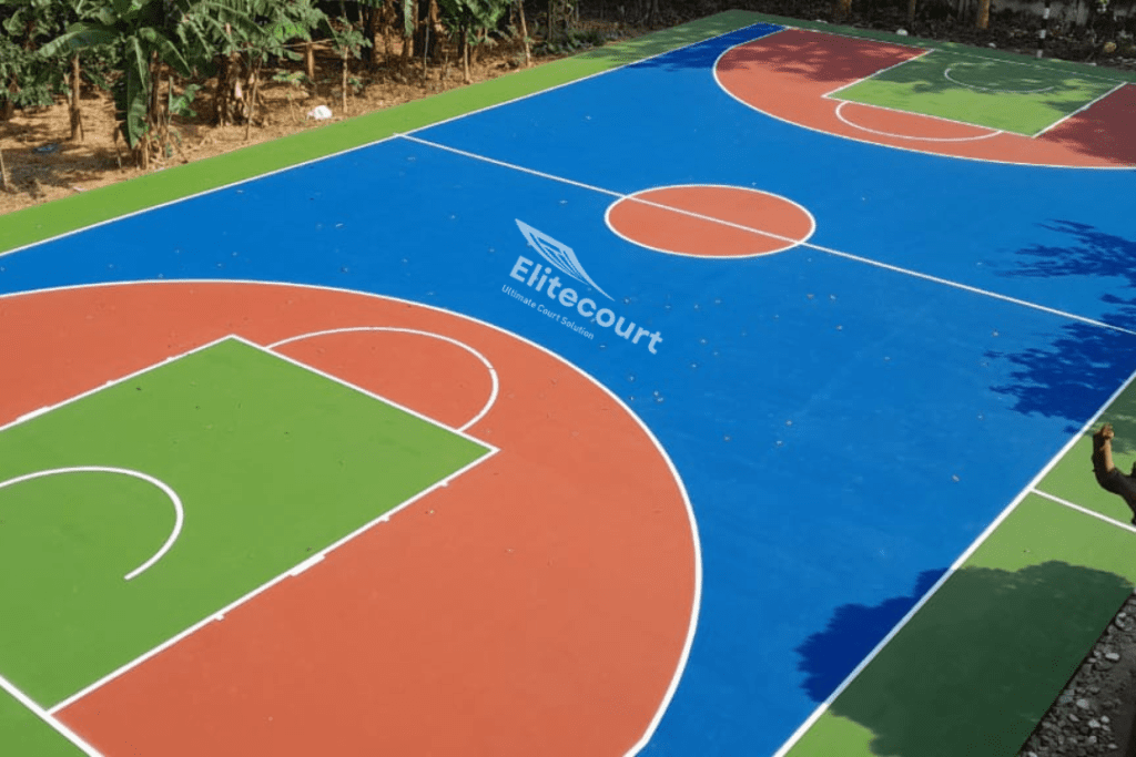 Elitecourt Basketball Court Flooring Image