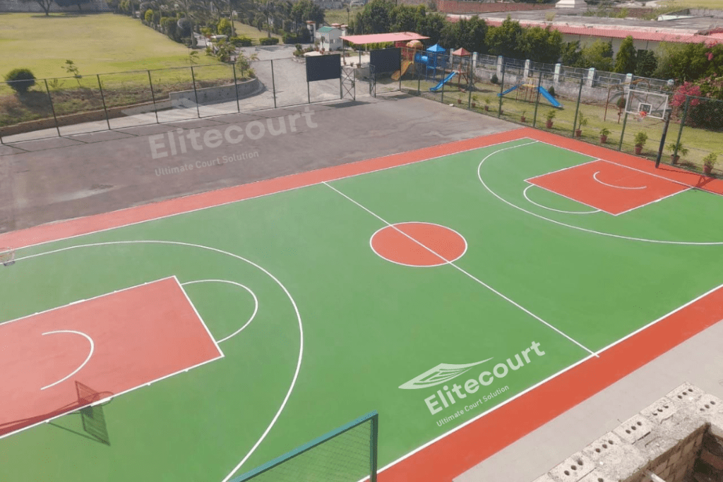 Elitecourt Basketball Court Flooring Image