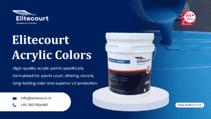 Elitecourt vibrant synthetic acrylic colors