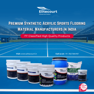 Synthetic Acrylic Sports Court Flooring Construction Services
