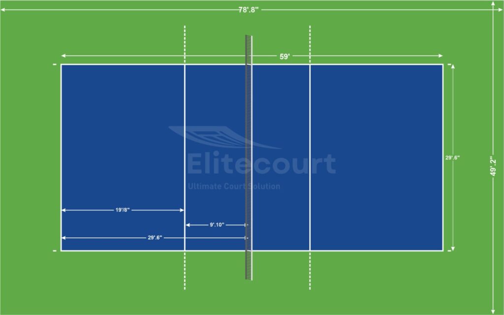 Volleyball Court Dimensions Cad Design