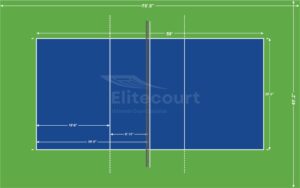Volleyball Court Dimensions Cad Design