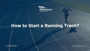 Synthetic acrylic running track designed and installed by Elitecourt