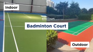 Badminton indoor or outdoor