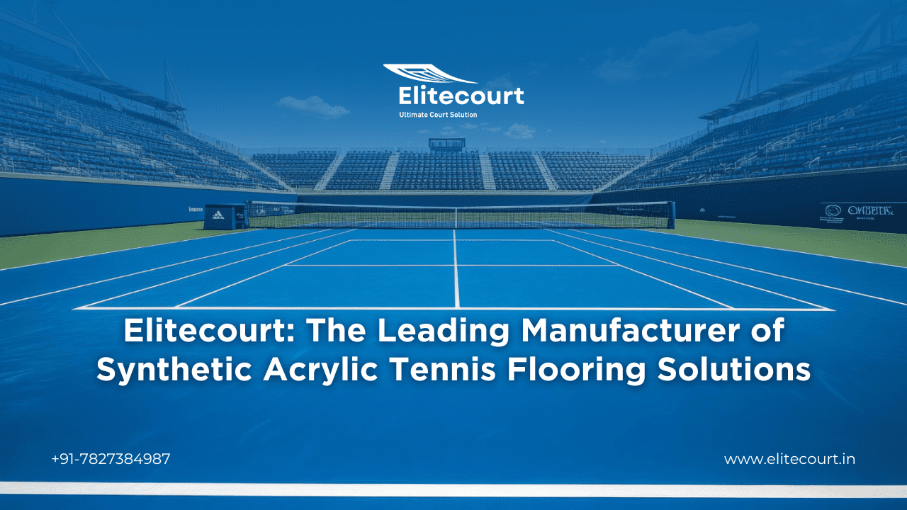 Elitecourt Tennis Flooring - Synthetic Acrylic Sports Court Material