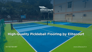 High-quality pickleball flooring by Elitecourt