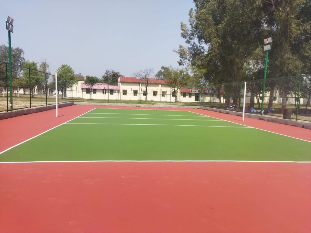 Volleyball court flooring project