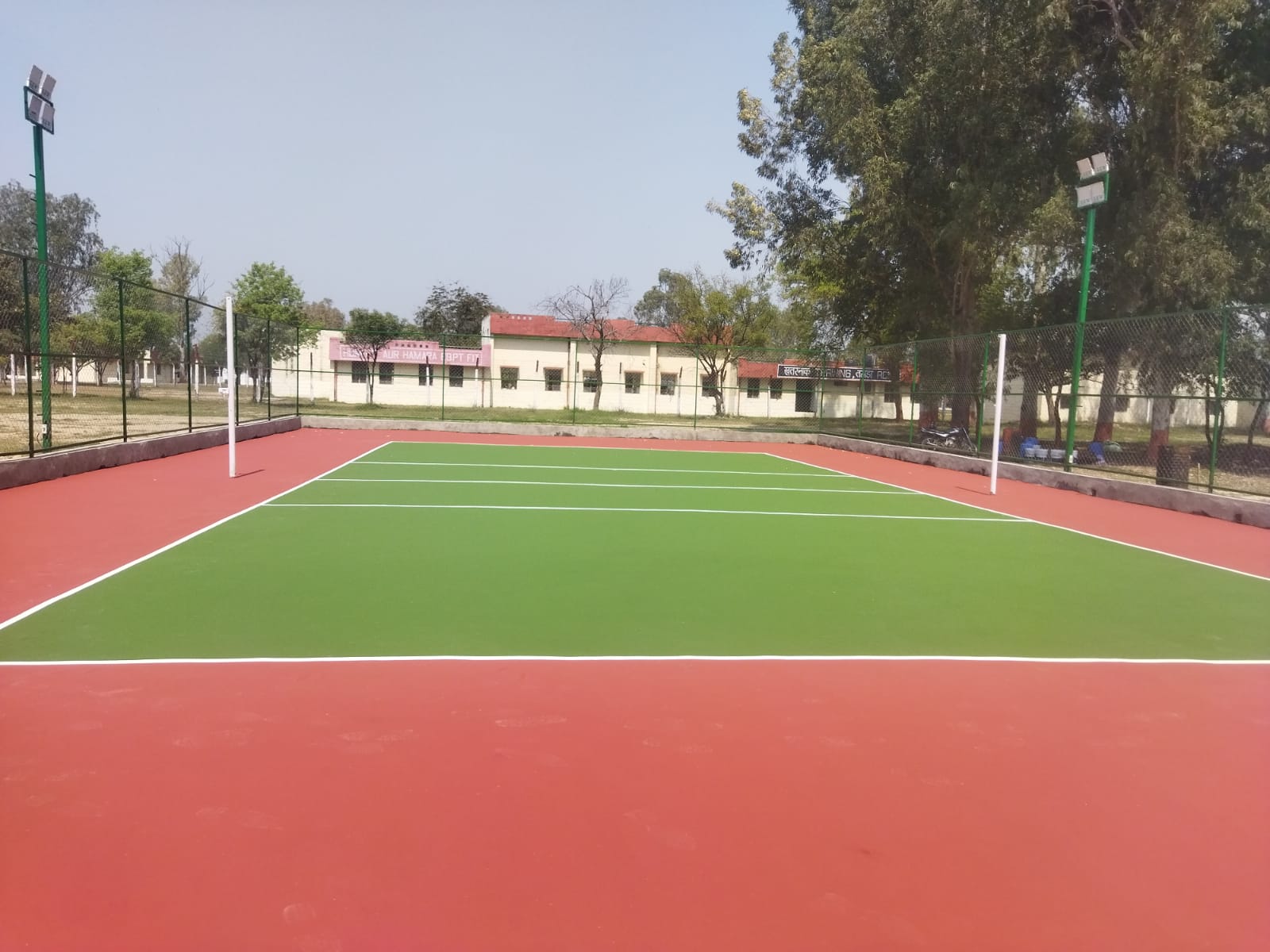 Volleyball court flooring project