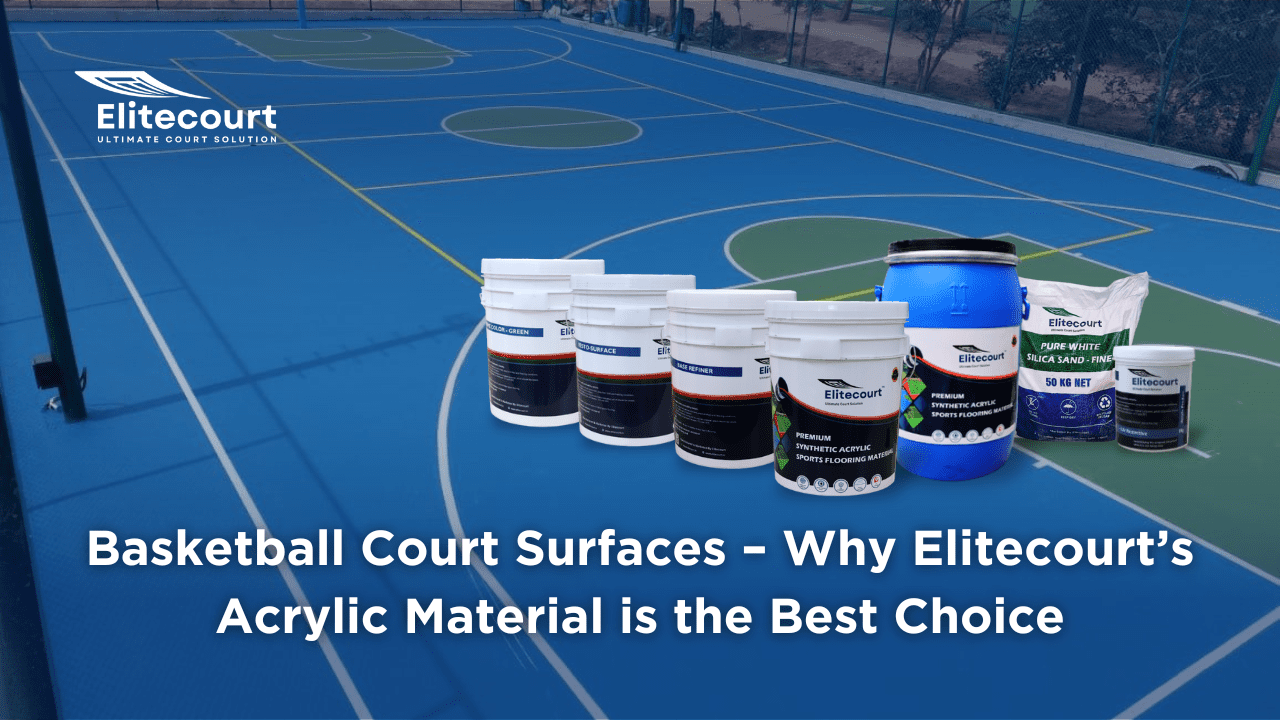 Basketball Court Surfaces Acrylic Material