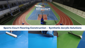 Sports Court Flooring Construction - Synthetic Acrylic Solutions by Elitecourt