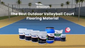 The Best Outdoor Volleyball Flooring Material in India - Synthetic Acrylic Flooring