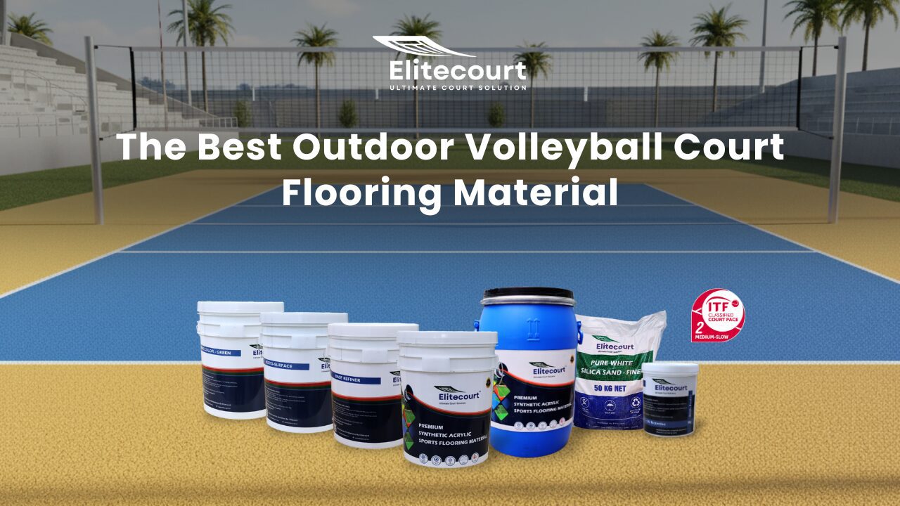 The Best Outdoor Volleyball Flooring Material in India - Synthetic Acrylic Flooring