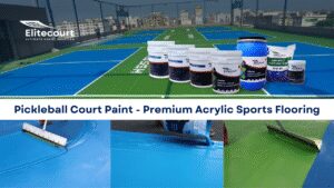 Elitecourt Pickleball Court Paint - Premium Acrylic Sports Flooring Material