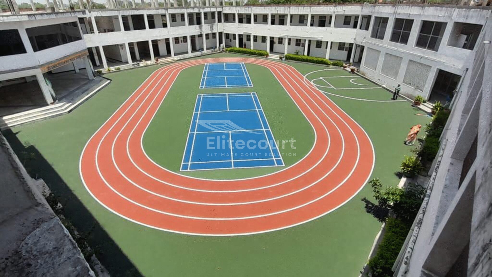 Running Tracks - Badminton Courts - Multi Purpose Courts