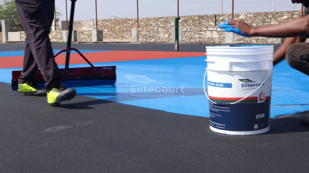 Elitecourt Acrylic Color Blue - Sports Flooring - Acrylic Paint