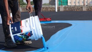 Elitecourt Acrylic Color Blue - Sports Flooring - Acrylic Paint