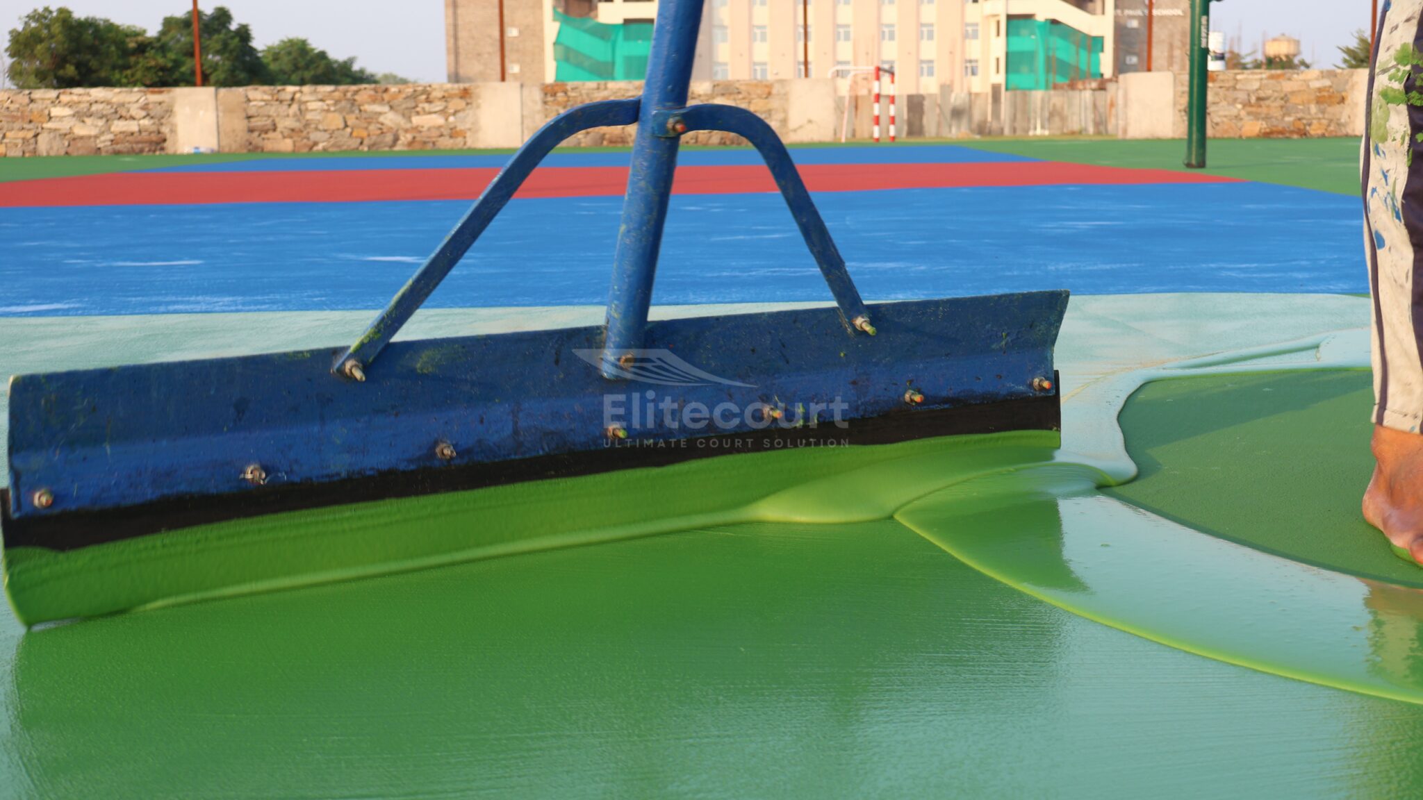 Elitecourt Acrylic Color Green - Sports Flooring - Acrylic Paint