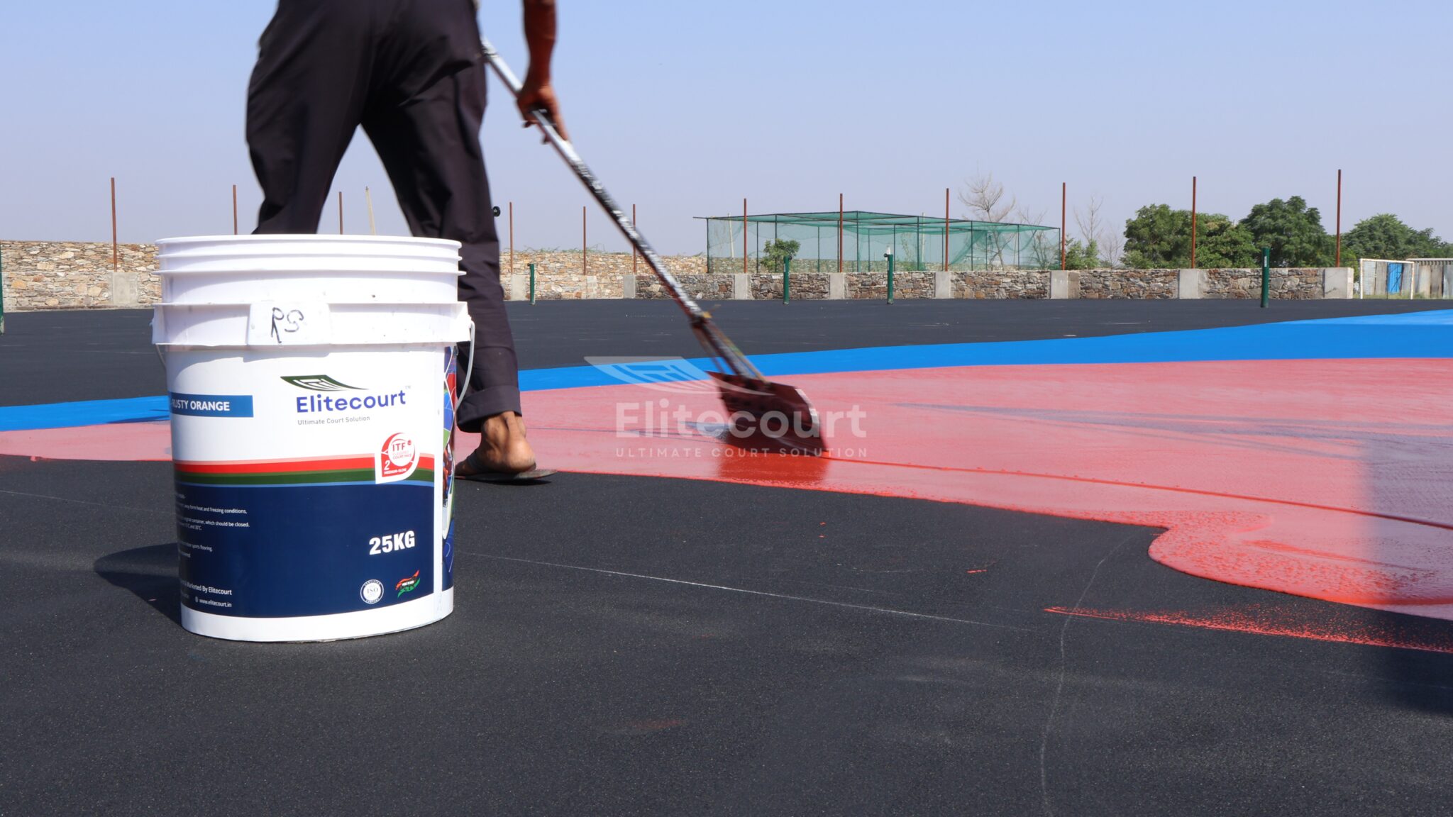 Elitecourt Acrylic Color Terricotta Red - Sports Flooring - Acrylic Paint