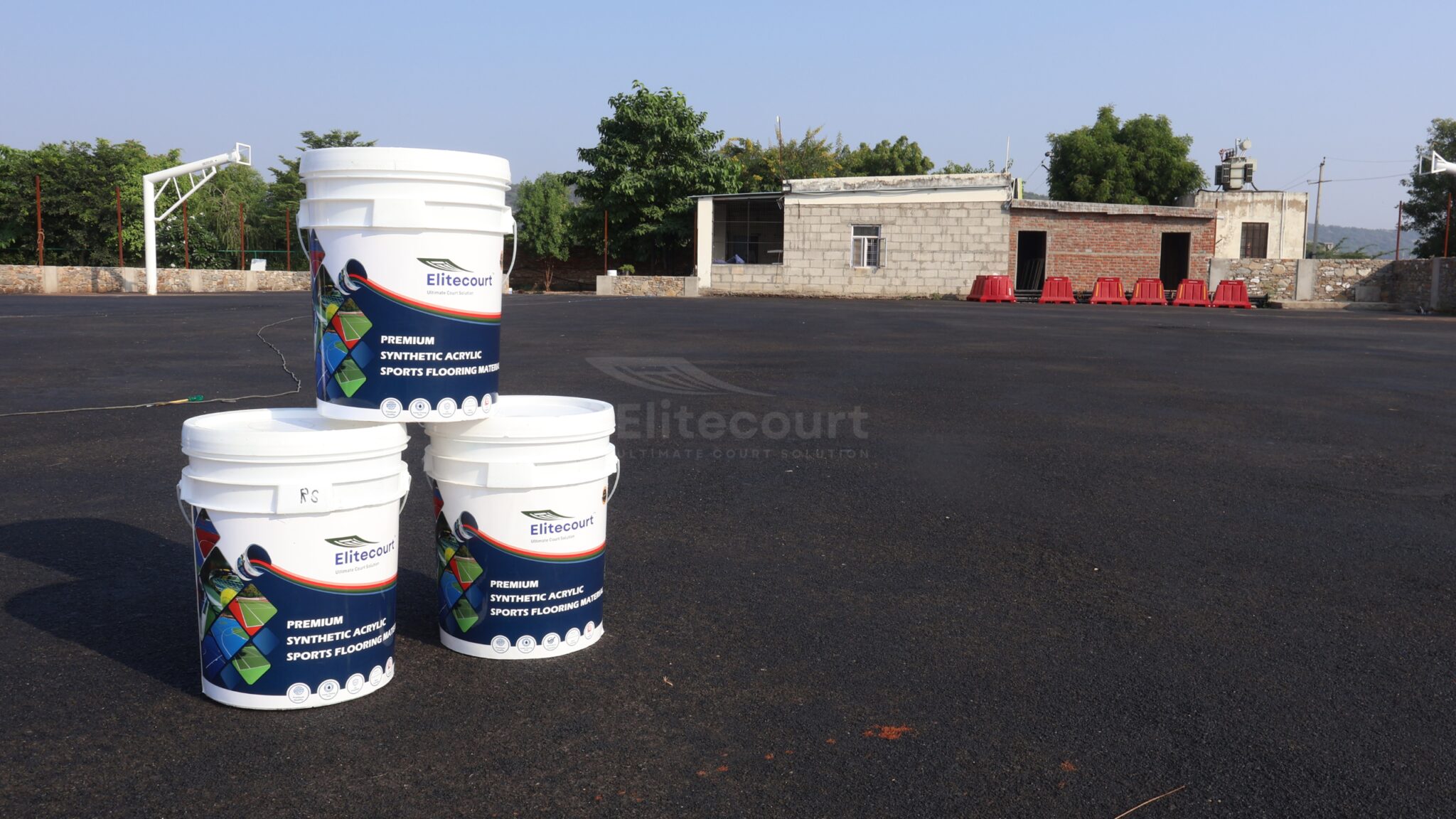 Elitecourt Acrylic Resurfacer - Sports Flooring Material Manufacturers