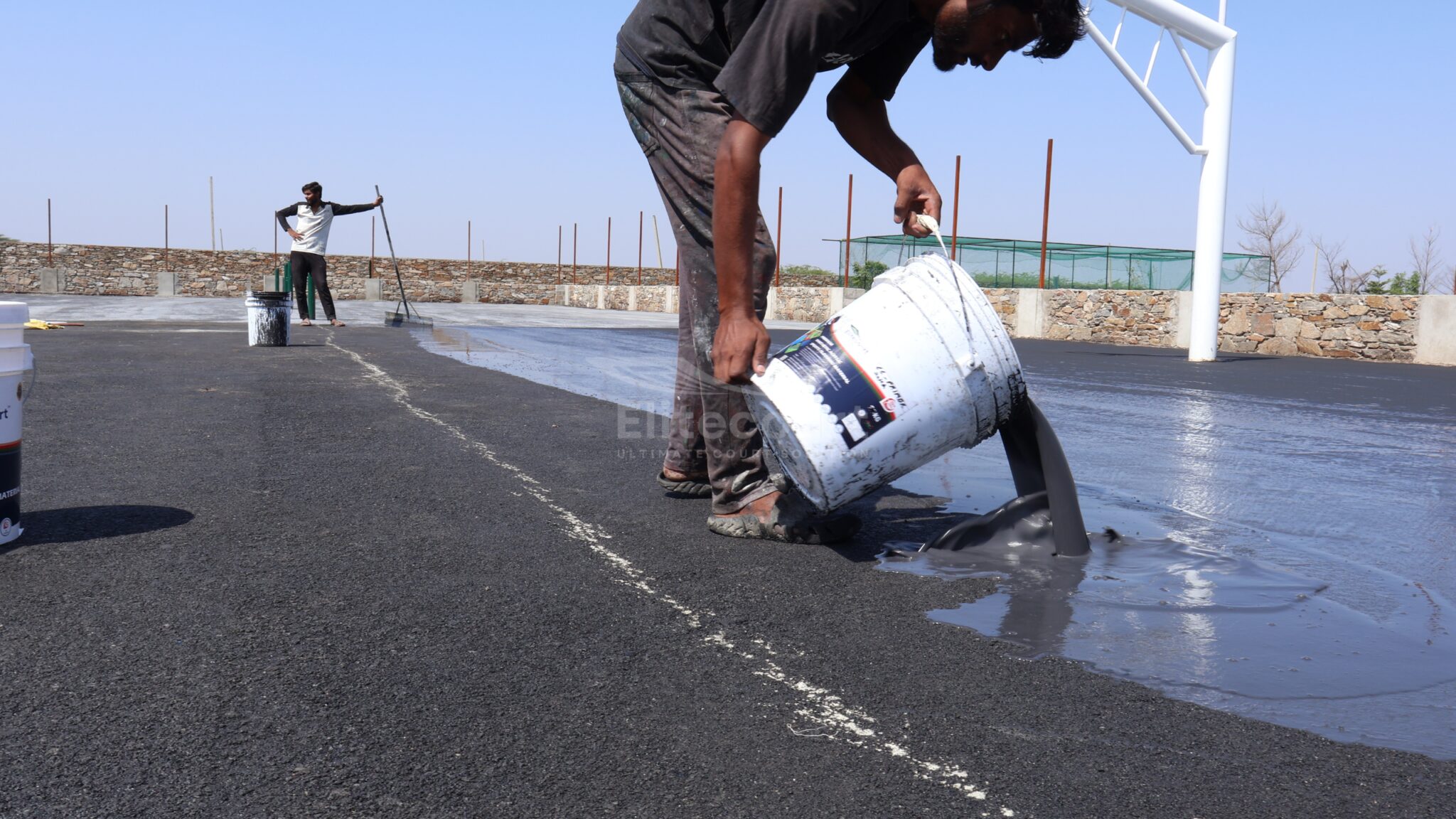 Elitecourt Acrylic Resurfacer - Sports Flooring Material Manufacturers 4