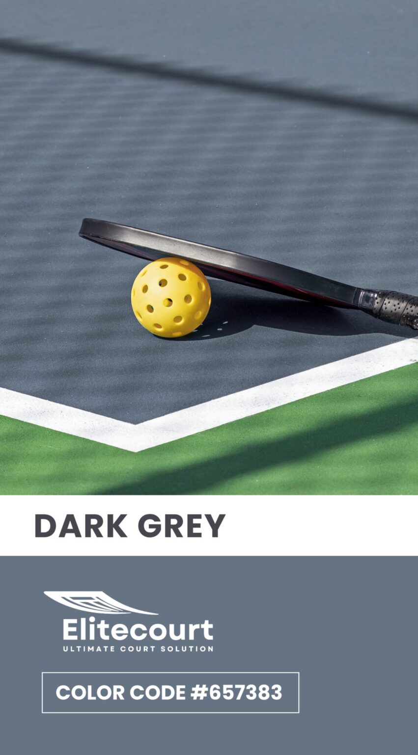 Elitecourt Dark Grey Color Shade