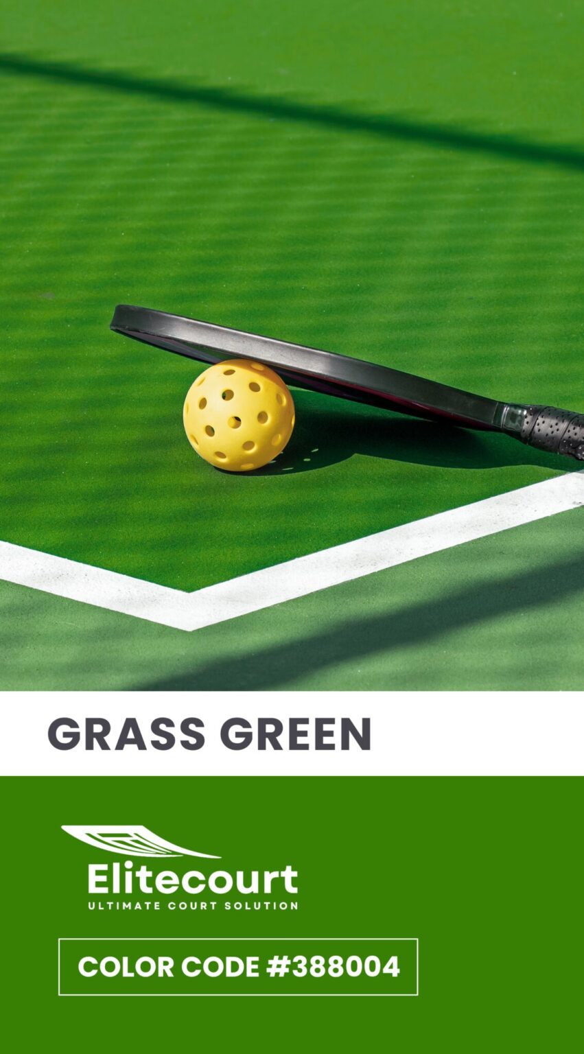 Elitecourt Grass Green Color Shade