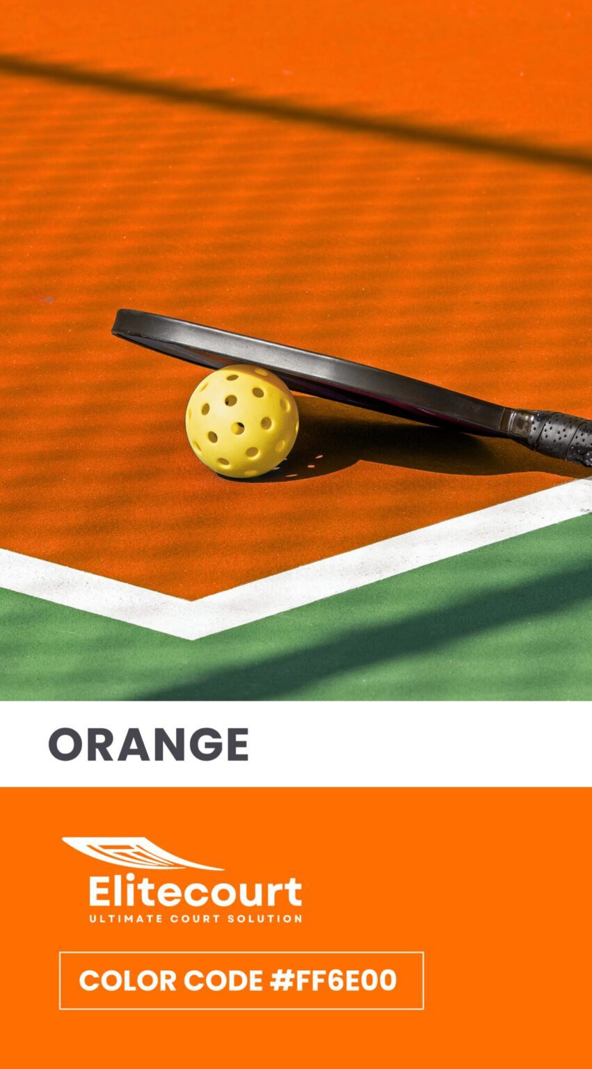 Elitecourt Orange Color Shade