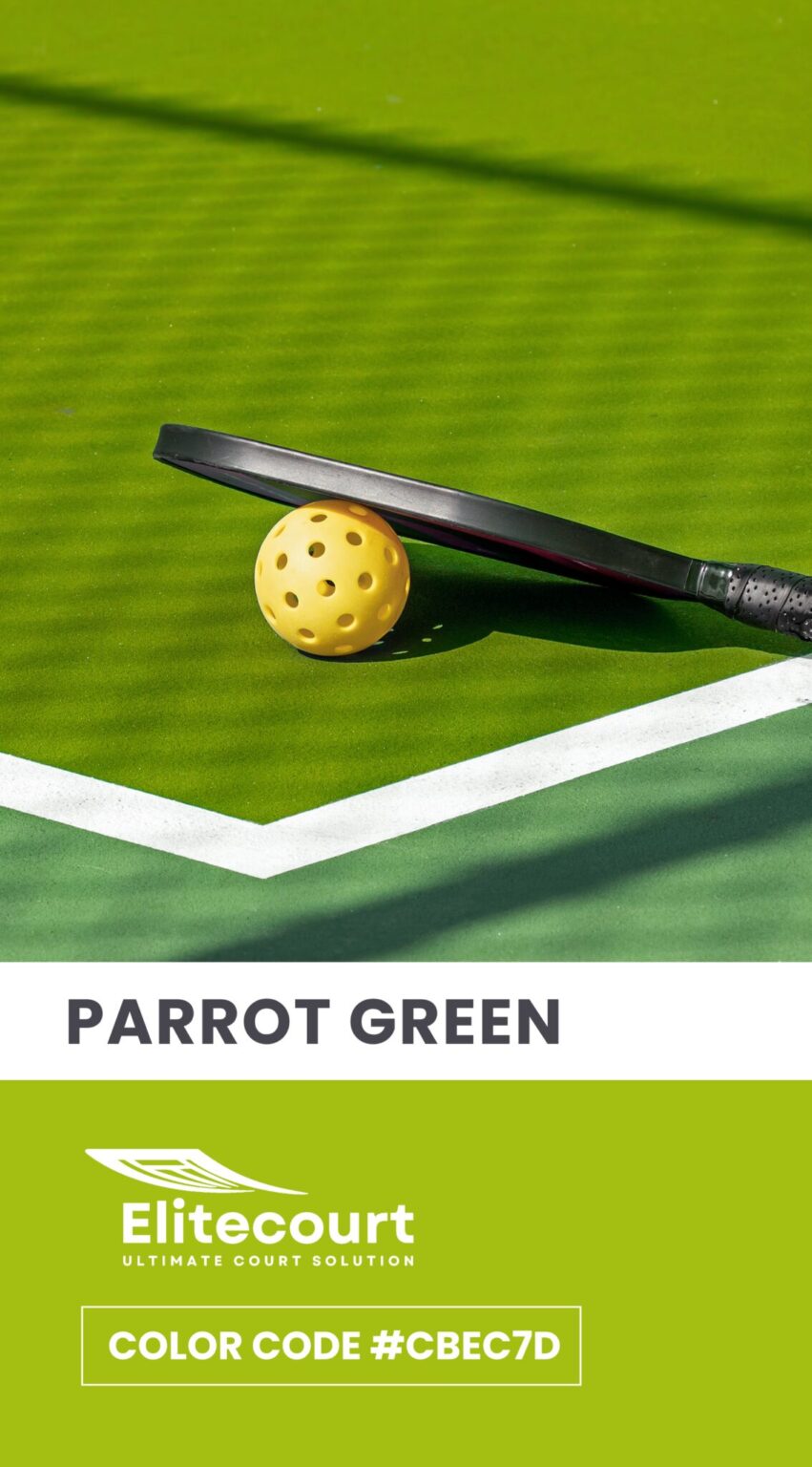 Elitecourt Parrot Green Color Shade