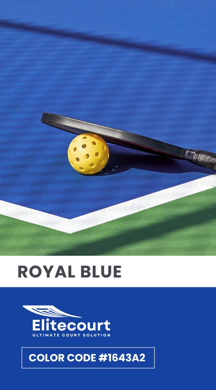 Elitecourt Royal Blue Color Shade