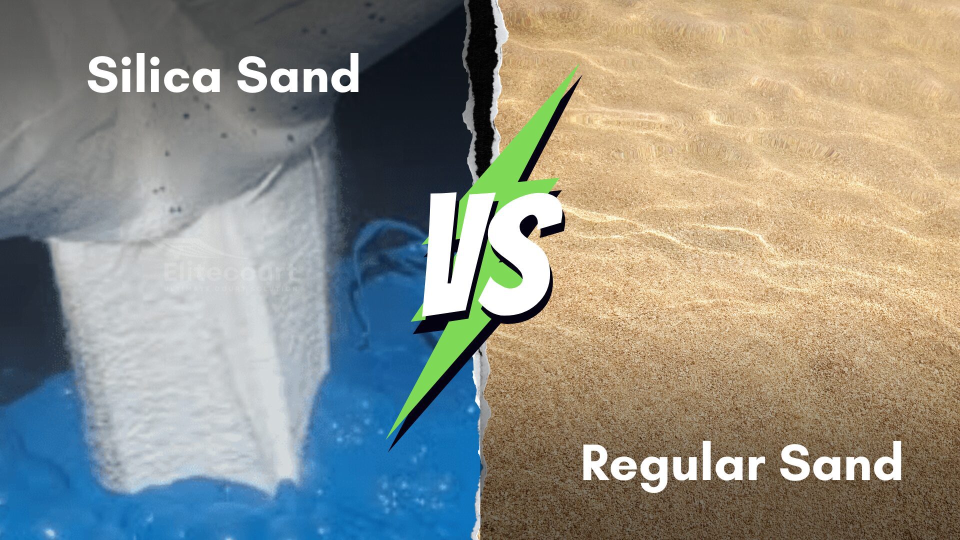 Silica Sand vs Regular Sand - What's the difference