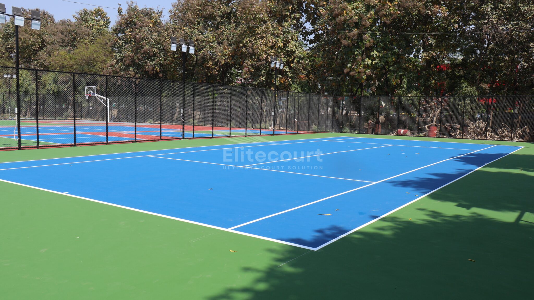 Tennis court flooring - Outdoor Tennis Court