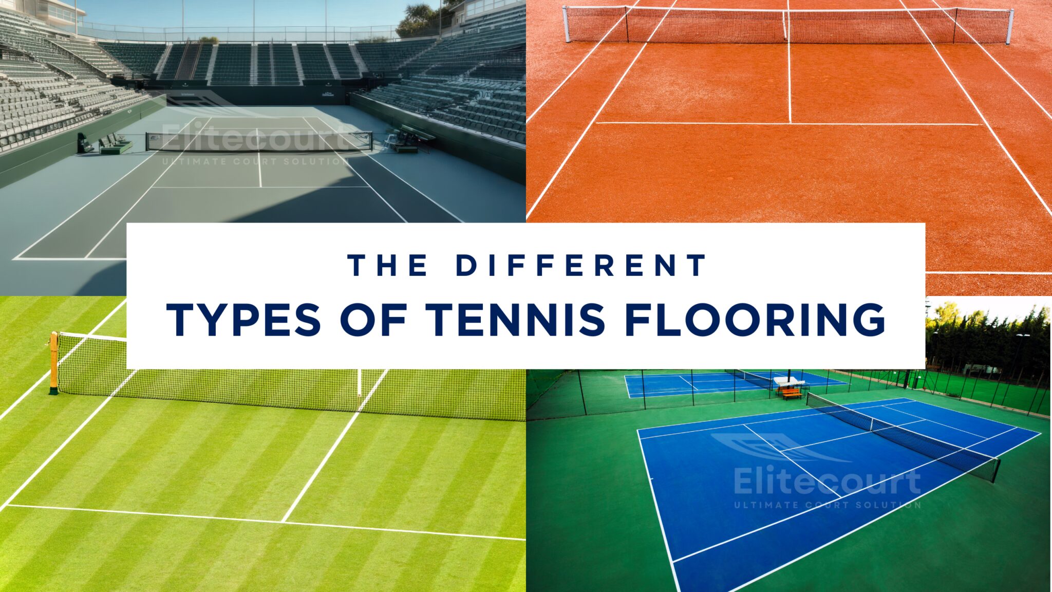 The Different Types of Tennis Flooring Surfaces